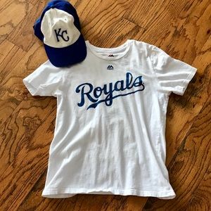 Royals T-shirt & Baseball hat